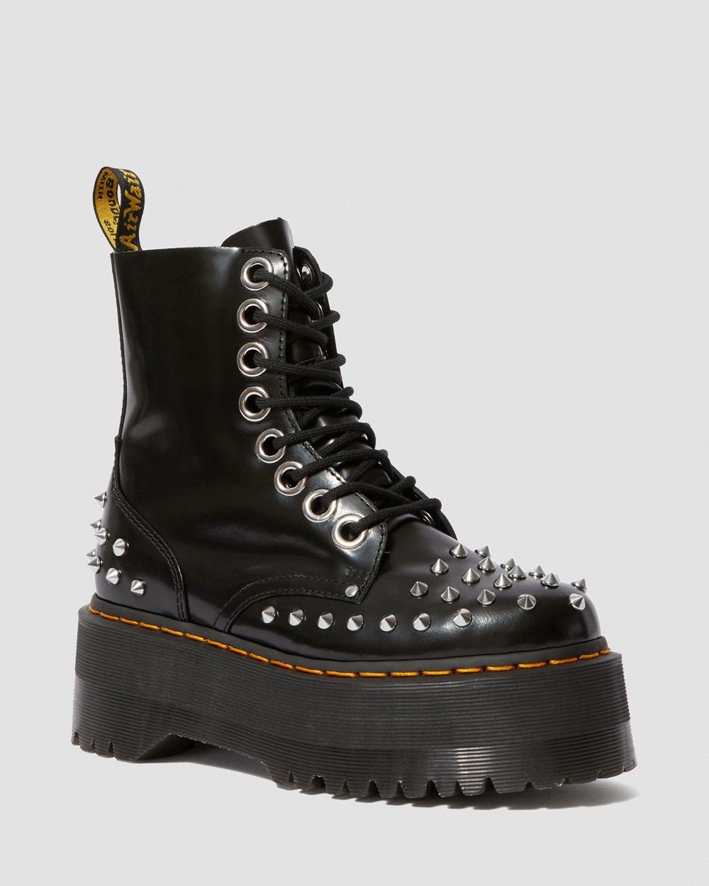 Dr Martens Jadon Max Studded Topánky Na Platforme Damske ( Čierne ) SK 138-LFJMSV